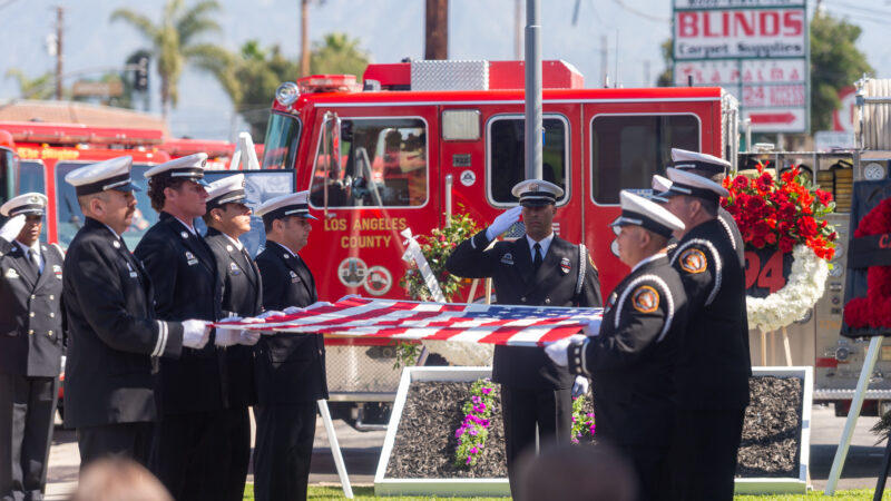 On Monday, April 29, 2024, the County of Los Angeles Fire Department (LACoFD) hosted a flag ceremony at Fire Station 169, and on Tuesday, April 30, 2024, a memorial service was held in honor of Fire Captain Henry H. Flores who passed away on April 8, 2024.