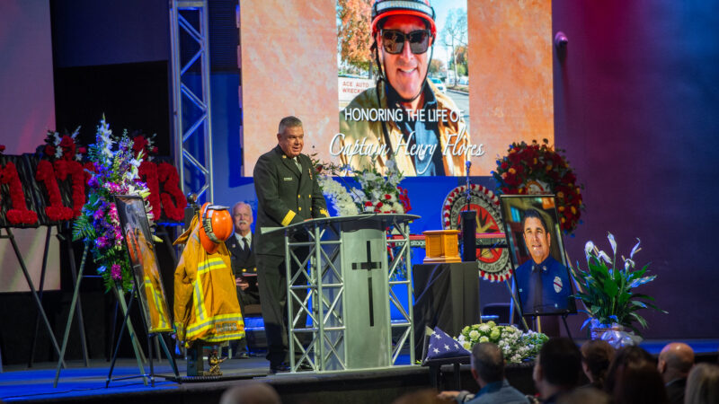 On Monday, April 29, 2024, the County of Los Angeles Fire Department (LACoFD) hosted a flag ceremony at Fire Station 169, and on Tuesday, April 30, 2024, a memorial service was held in honor of Fire Captain Henry H. Flores who passed away on April 8, 2024.