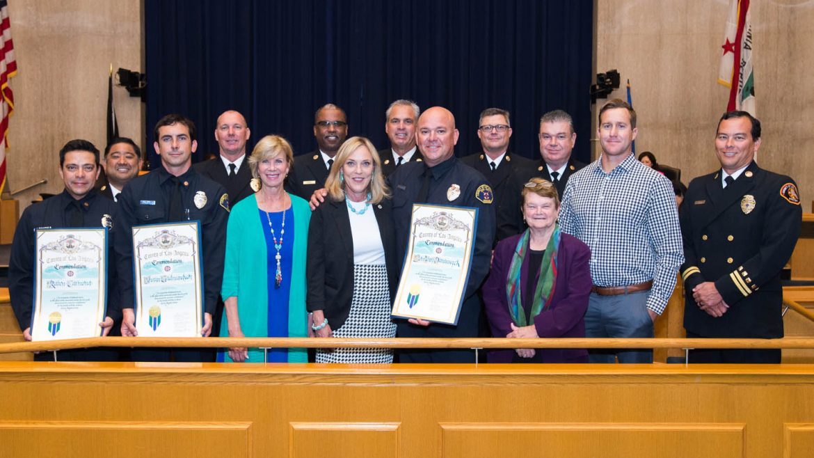 Board of Supervisors recognizes Lifeguards.