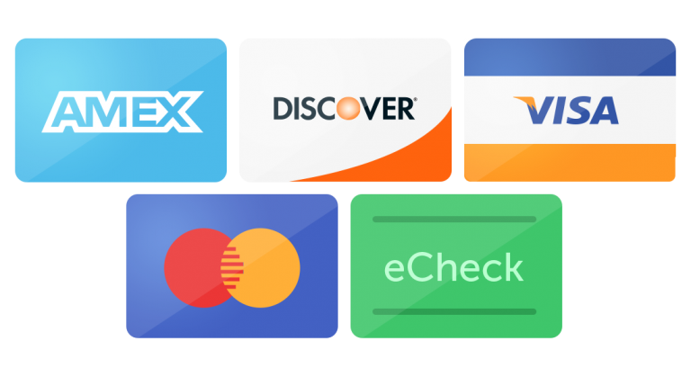 Image of different credit card companies.