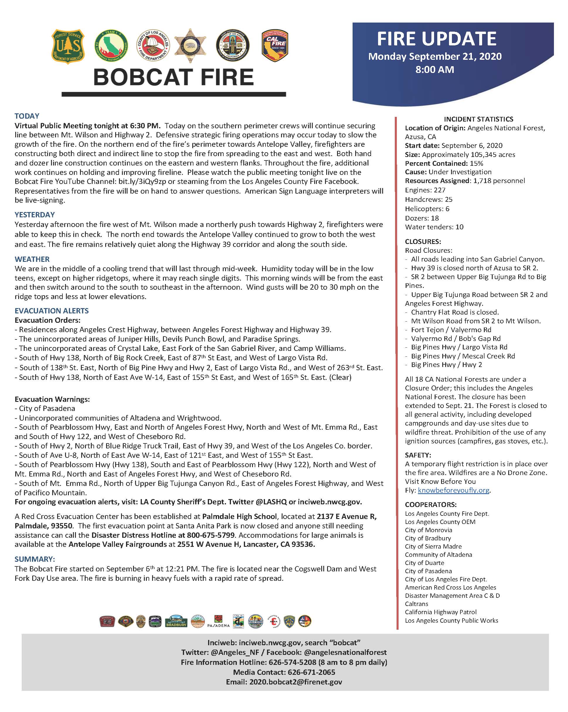 20 20 20 AM  Bobcat Fire Daily – Fire Department