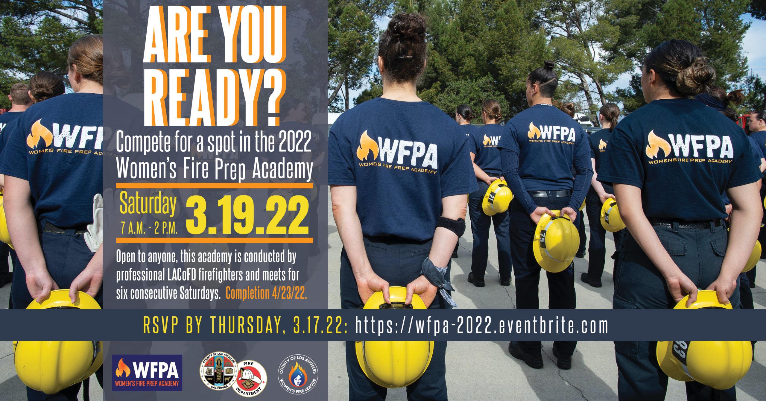Are you ready? Compete for a spot in the 2022 Women's Fire Prep Academy