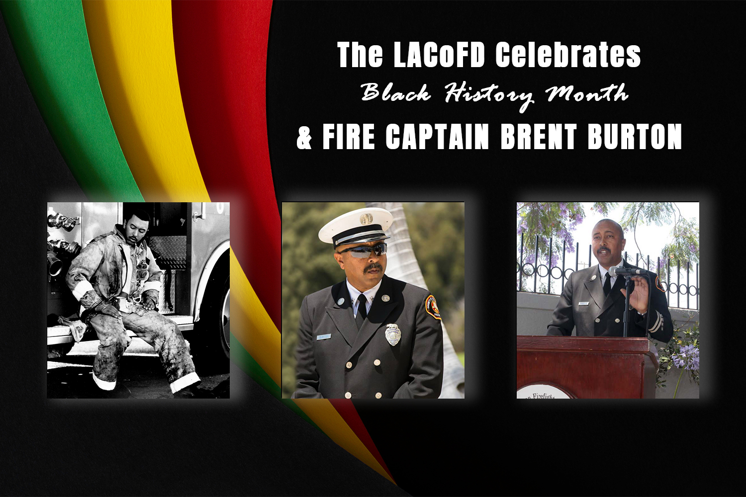 As we conclude Black History Month this year, we shine a spotlight on a team member who has made impactful contributions to the Department’s success through his many accomplishments and achievements: Fire Captain Brent Burton.