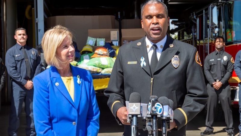 LACoFD Joins National Effort to Donate Items to Ukraine