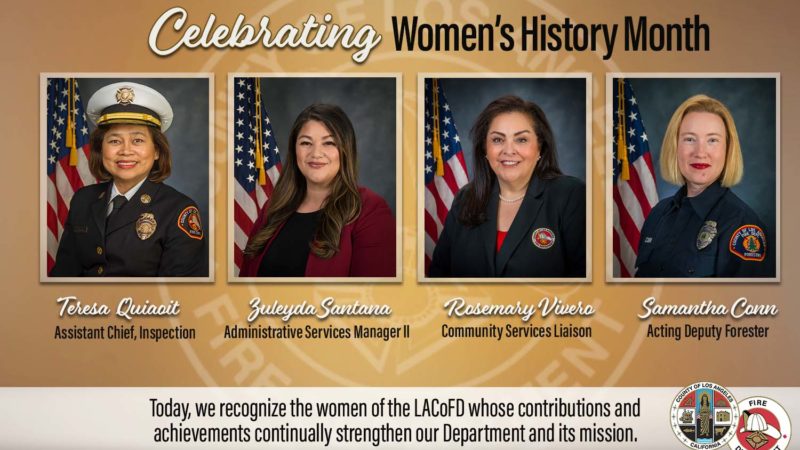 LACoFD Celebrates Women’s History Month