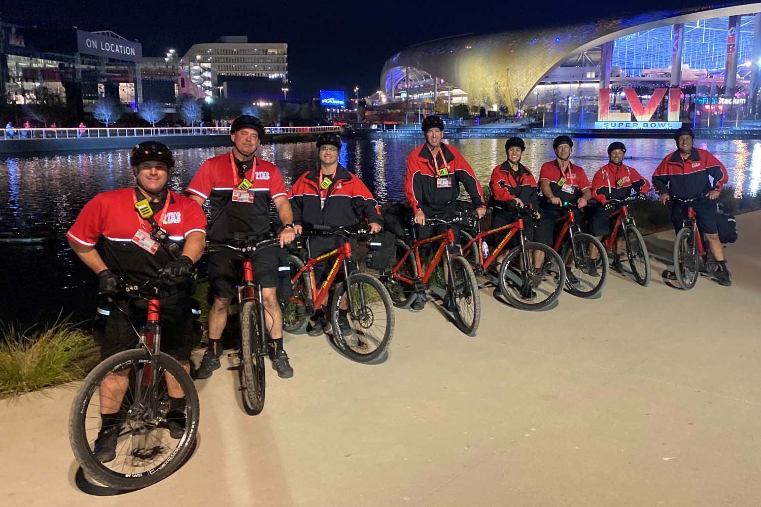 LA County Fire Bike Teams at LA Marathon Fire Department