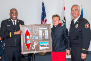 OLA 36's plaque presentation to Fire Chief Daryl L. Osby.