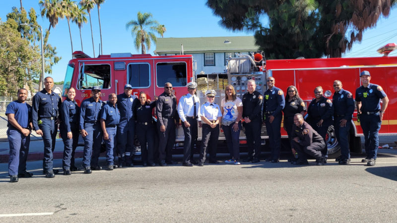 The Los Angeles County Fire Department (LACoFD) joined the 37th annual Kingdom Day Parade on Monday, June 20, 2022, in Los Angeles.