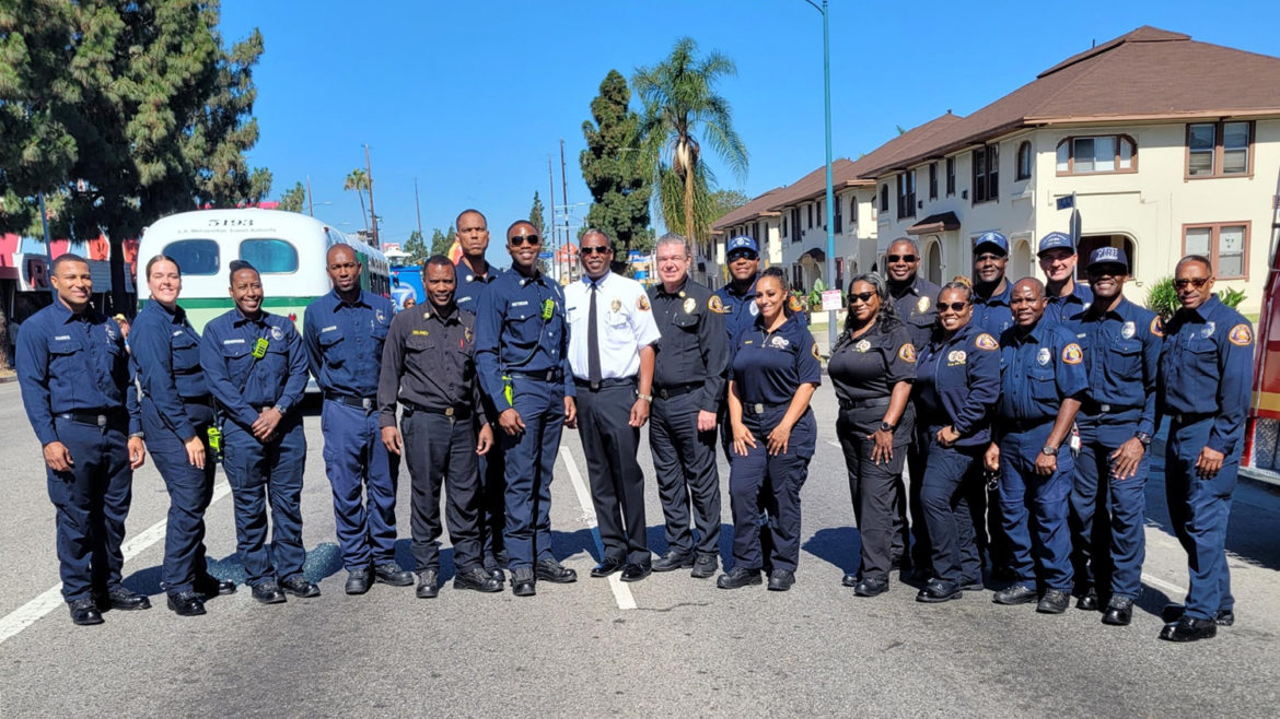 The Los Angeles County Fire Department (LACoFD) joined the 37th annual Kingdom Day Parade on Monday, June 20, 2022, in Los Angeles.