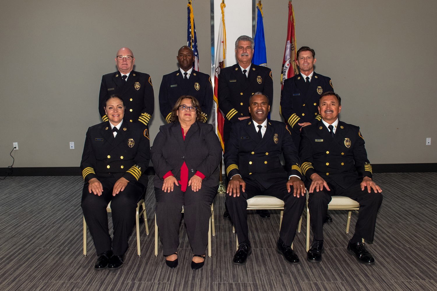 On Wednesday, July 20, 2022, the Los Angeles County Fire Department held a promotional ceremony, honoring 29 dedicated Departmental personnel at the MAYNE Events Center in Bellflower.