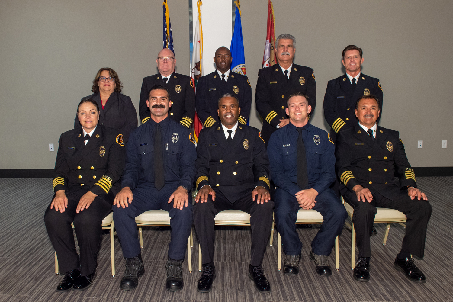 On Wednesday, July 20, 2022, the Los Angeles County Fire Department held a promotional ceremony, honoring 29 dedicated Departmental personnel at the MAYNE Events Center in Bellflower.