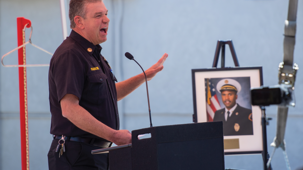 On Tuesday, August 16, 2022, the Los Angeles County Fire Department (LACoFD) held a retirement open house and celebration in honor of Fire Chief Daryl L. Osby at Department Headquarters, which was graciously sponsored by the Los Angeles County Fire Museum.