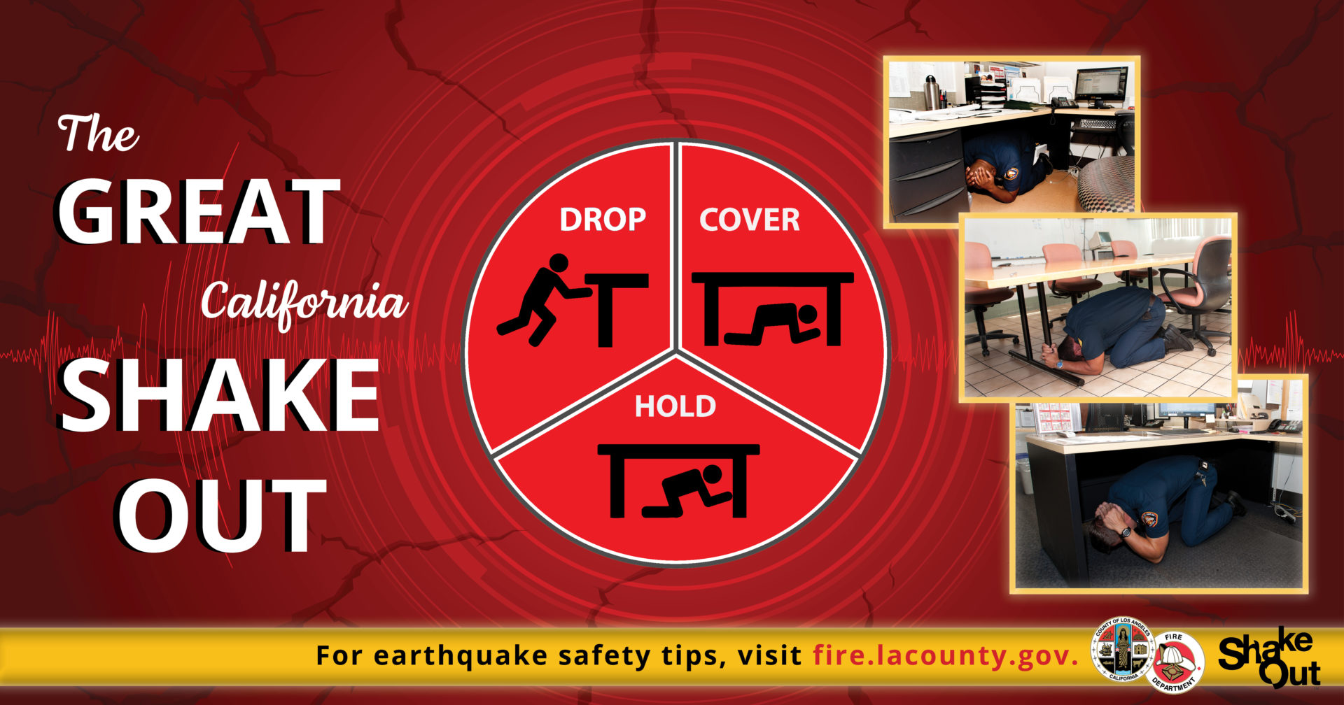 At exactly 10:20 a.m., on Thursday, October 20, 2022, the Los Angeles County Fire Department (LACoFD) joined millions of other Californians in the annual Shakeout Earthquake Exercise by performing the “drop, cover, and hold on” drill and conducting a post-earthquake emergency exit drill.