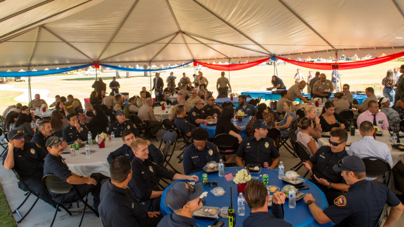 On Wednesday, September 21, 2022, Los Angeles County Fire Department (LACoFD) personnel from Fire Stations 20 and 115 were honored at the Norwalk Community Promotion Commission and Public Safety Commission’s First Responders Appreciation Luncheon held on the lawn of the Norwalk City Hall.