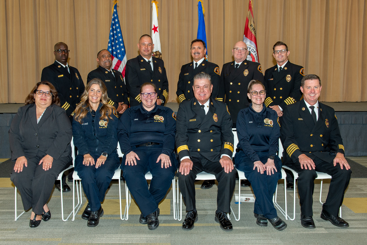 The Los Angeles County Fire Department (LACoFD) hosted a Promotional Ceremony on Wednesday, October 19, 2022, at the Rowland Heights Community Center.