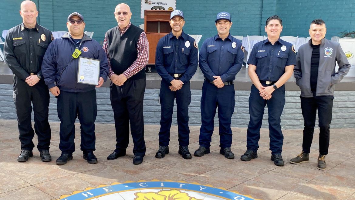 The City of La Puente’s community outreach team, also known as the Programs Rehabilitation Outreach Services (P.R.O.S.) Team, held an appreciation luncheon on November 2, 3, and 4, 2022, for all shifts at Fire Station 26.