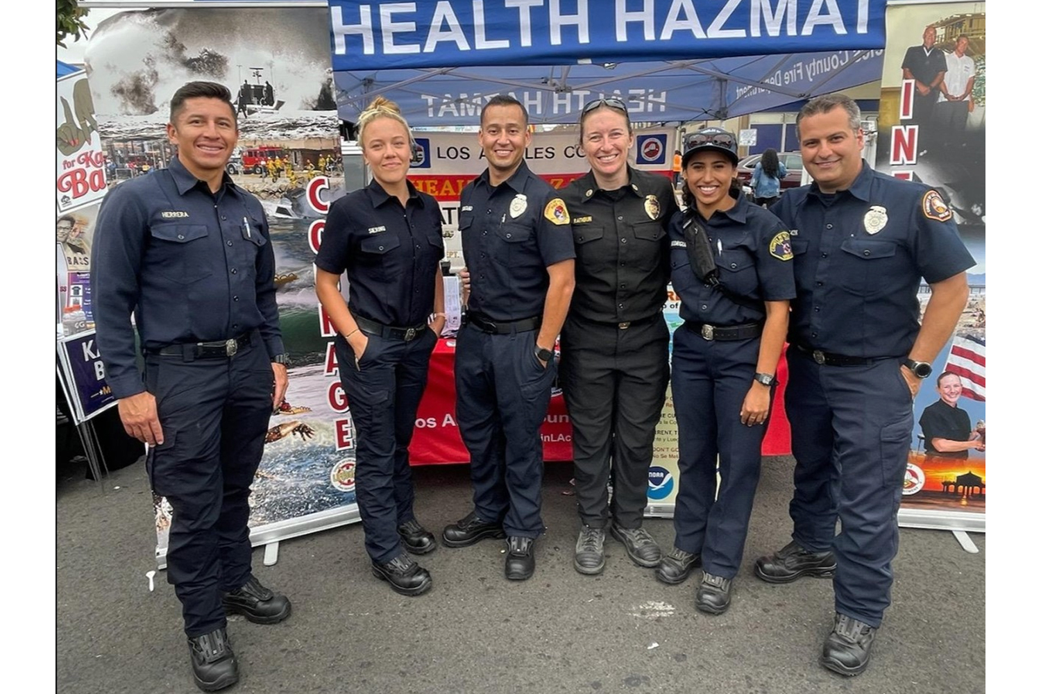 On Saturday, October 15, 2022, staff from the Los Angeles County Fire Department (LACoFD) Health Hazardous Materials Division (HHMD) joined members of the Lifeguard Division at the 17th annual Taste of Soul Family Festival in South Los Angeles.