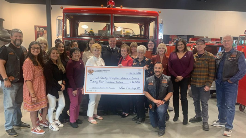 The Los Angeles County Fire Department (LACoFD) Family Support Group (FSG) hosted a luncheon at the LA County Fire Museum on Monday, November 21, 2022, in Bellflower.