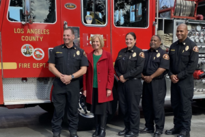 On Wednesday, November 30, 2022, the Los Angeles County Fire Department (LACoFD) hosted a meet and greet barbeque at Fire Station 54 in South Gate.