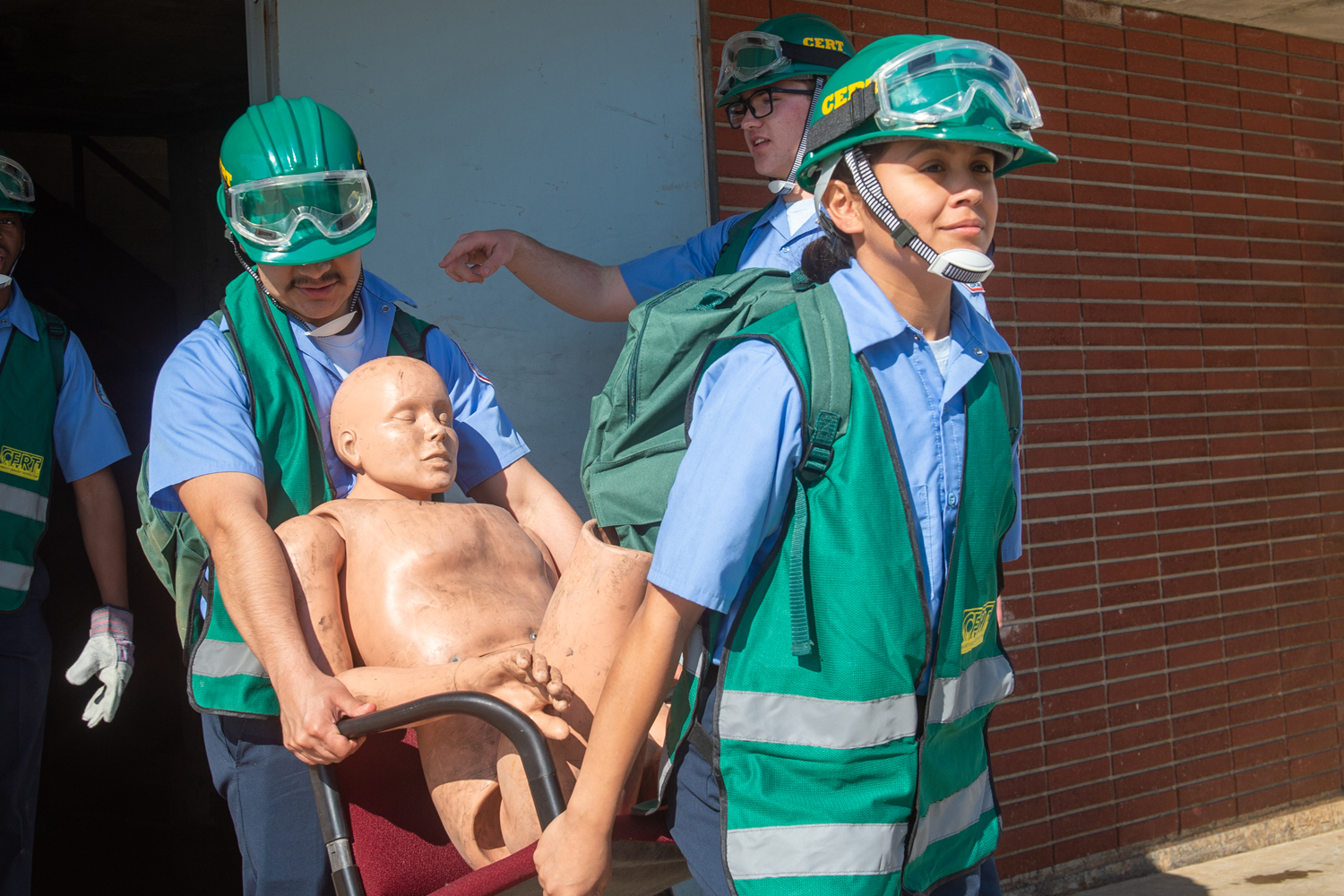 More than 50 Los Angeles County Fire Department (LACoFD) Fire Explorers completed the 20-hour Community Emergency Response Team (CERT) training and earned a certificate of completion on Saturday, January 28, 2023.