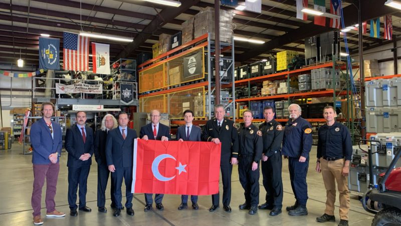 USFA and Consul General of Turkey Visit LACoFD