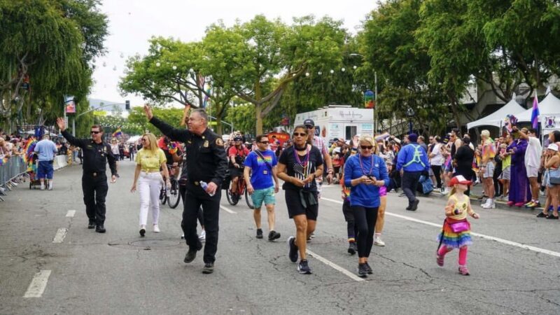 On Saturday, June 4, 2023, the County of Los Angeles Fire Department Fire Chief Anthony C. Marrone was joined by the Executive Team along with Department personnel in kicking-off the West Hollywood Pride Parade