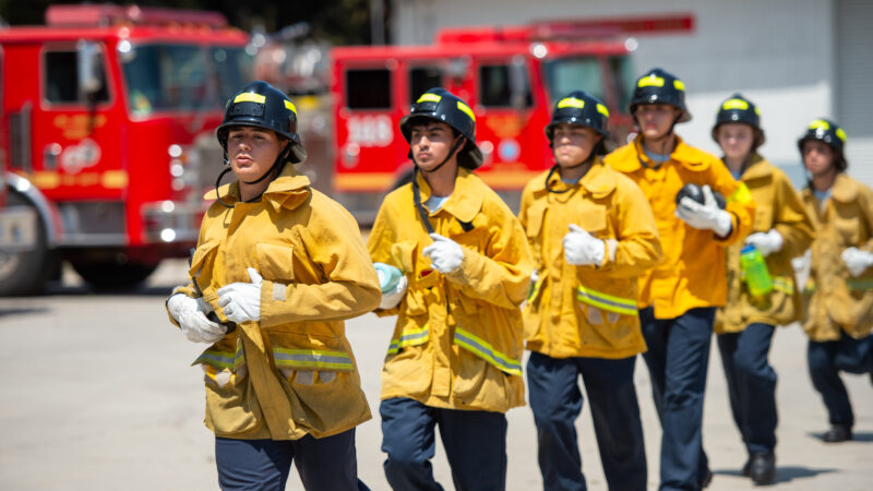 On the weekend of August 12-13, 2023, the County of Los Angeles Fire Department’s (LACoFD) Fire Explorer Program held a two-day Orientation for over 130 new Explorers at the Cecil R. Gehr Fire Combat Training Center.