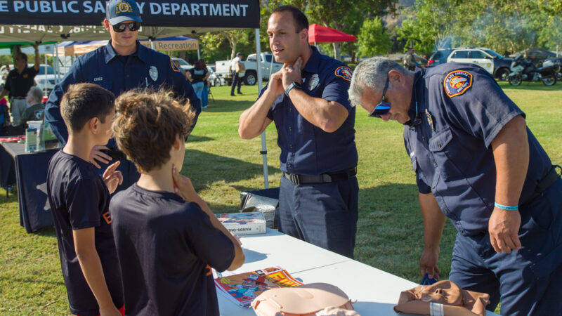 Crew members from the Los Angeles County Fire Department’s (LACoFD) Division II and IV participated in several 2023 National Night Out events on Tuesday, August 1.