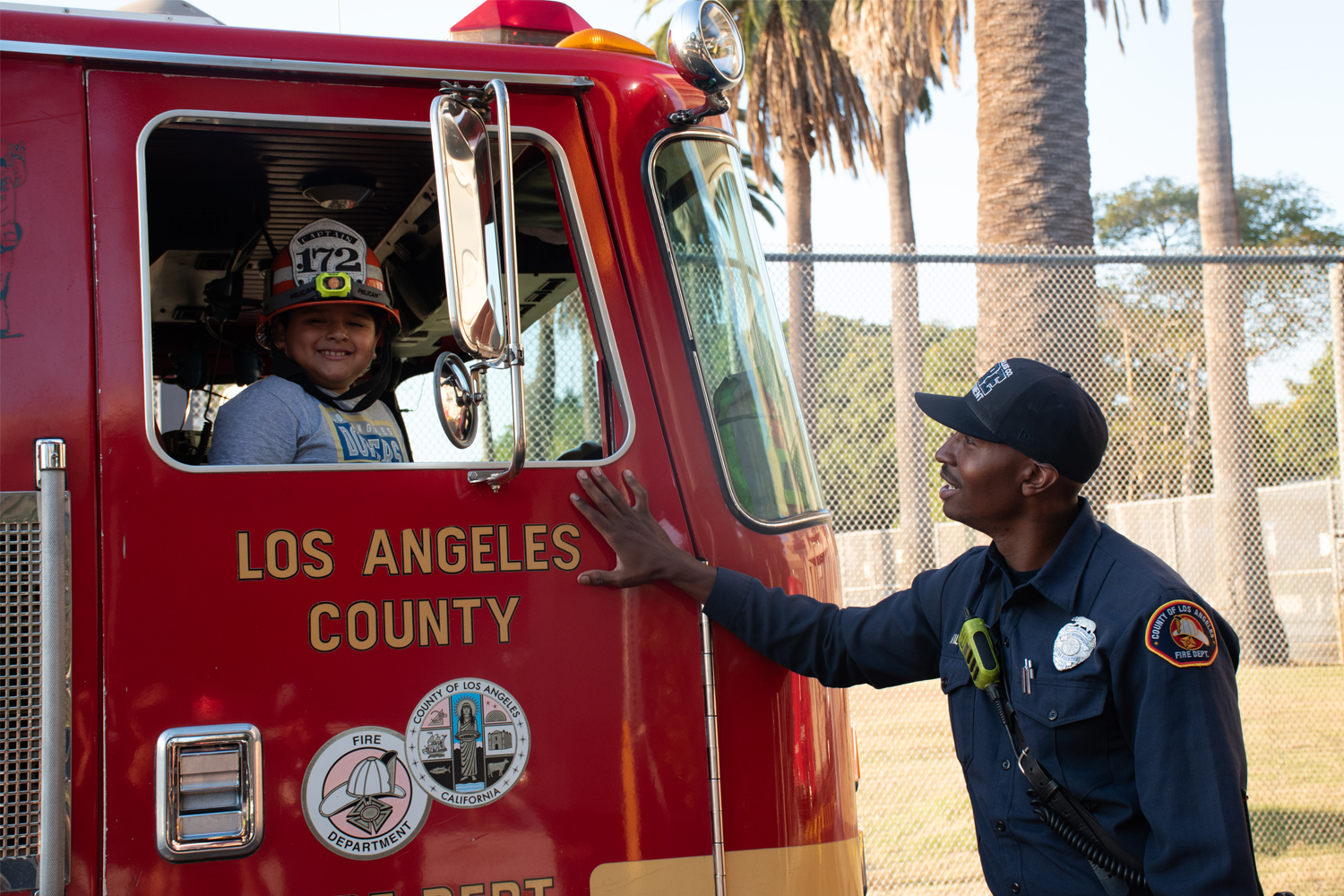 LACoFD Teaches Hands-Only CPR at National Night Out Events - Fire ...