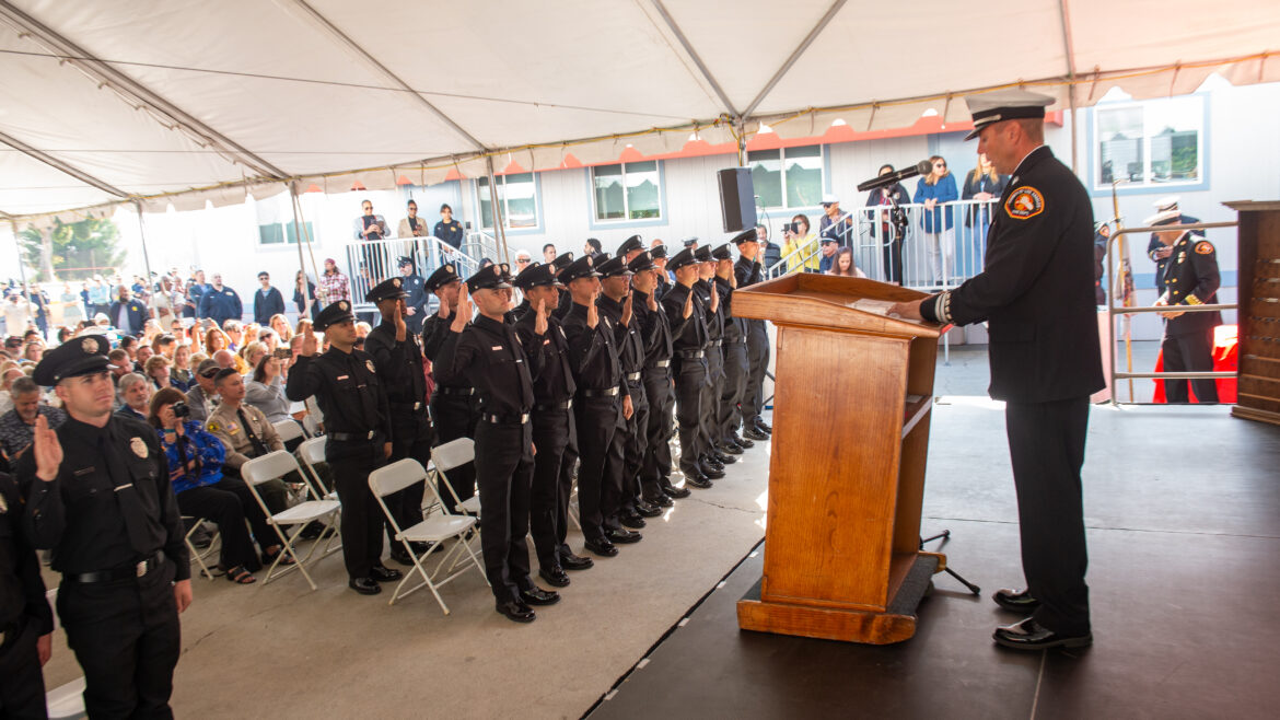 On September 22, 2023, the County of Los Angeles Fire Department (LACoFD) held a formal graduation ceremony to celebrate the members of Recruit Class 170 at the Cecil R. Gehr Memorial Combat Training Center at headquarters in East Los Angeles.