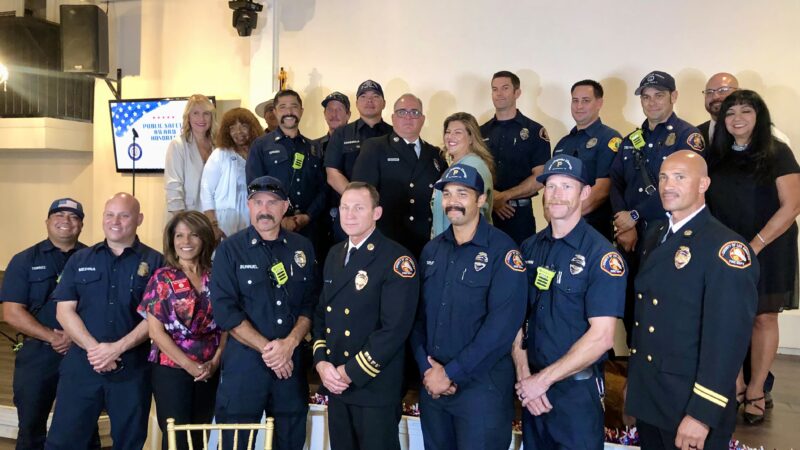 On Thursday, August 24, 2023, County of Los Angeles Fire Department (LACoFD) Fire Captain David Caballero was honored as the Pomona Optimist Firefighter of the Year.   