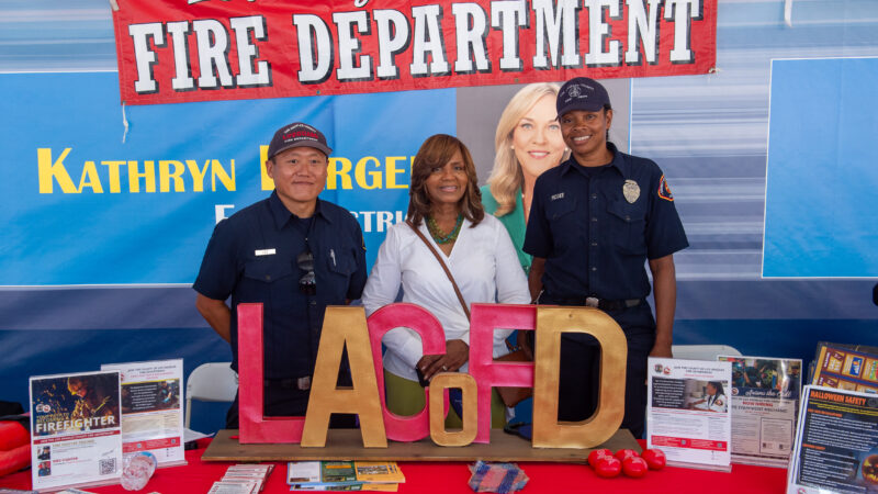 On Saturday, October 21, 2023, the County of Los Angeles Fire Department’s (LACoFD) Office of Diversity, Equity, and Inclusion (ODEI) and Lifeguard Division participated in the 18th annual Taste of Soul Family Festival in Los Angeles.