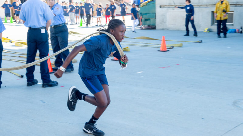 On Saturday, October 21, 2023, over 100 youth between the ages of 10 to 18 years old, participated in the County of Los Angeles Fire Department (LACoFD) Fall Girls’ Fire Camp.