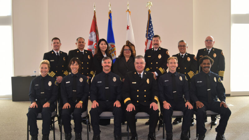 The County of Los Angeles Fire Department (LACoFD) held a promotional ceremony to recognize the promotions of 16 Department team members on Thursday, December 14, 2023.