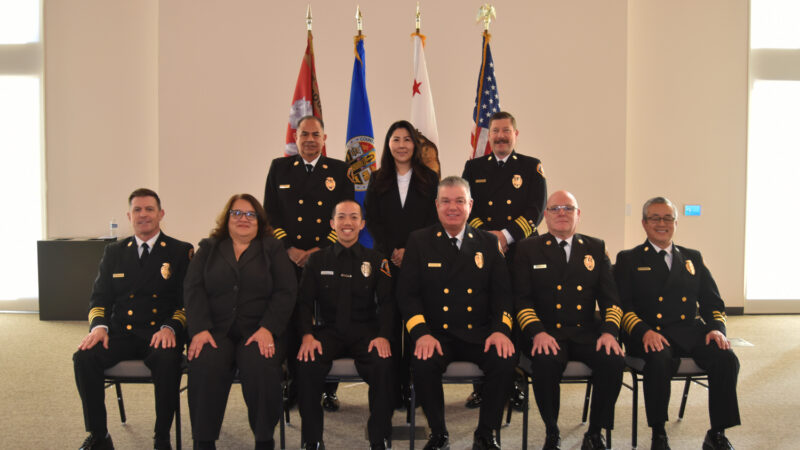 The County of Los Angeles Fire Department (LACoFD) held a promotional ceremony to recognize the promotions of 16 Department team members on Thursday, December 14, 2023.