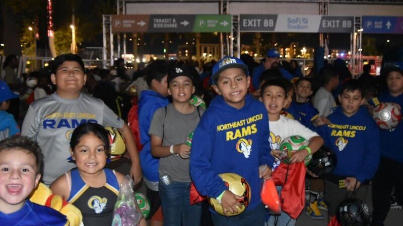 On December 5, 2023, the County of Los Angeles Fire Department (LACoFD) donated and distributed toys at ABC7’s Spark of Love event at SoFi Stadium in the City of Inglewood.