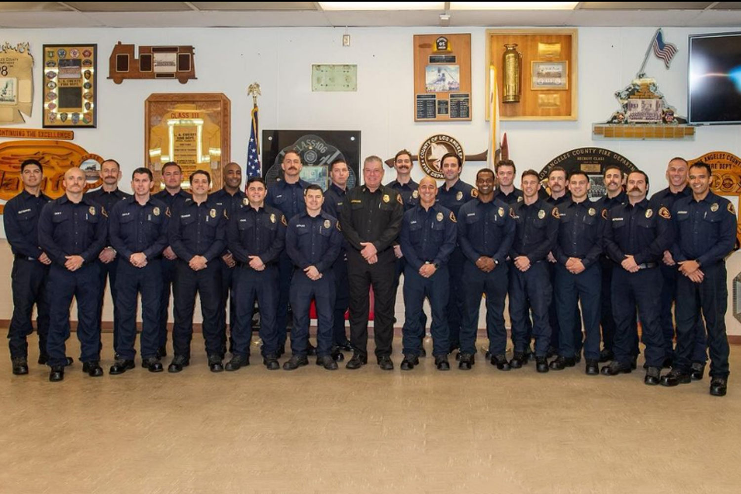 Congratulations to the County of Los Angeles Fire Department’s (LACoFD’s) 25 newly promoted firefighter specialists (FFS) who effectively began their new roles on Monday, January 22, 2024!