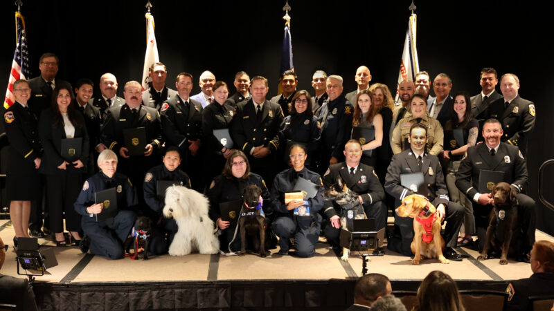 On Tuesday, January 16, 2024, the County of Los Angeles Fire Department’s (LACoFD) Peer Support Team was honored with a Partnership Award at the CAL FIRE’s 2023 Director’s Awards Program in Sacramento.