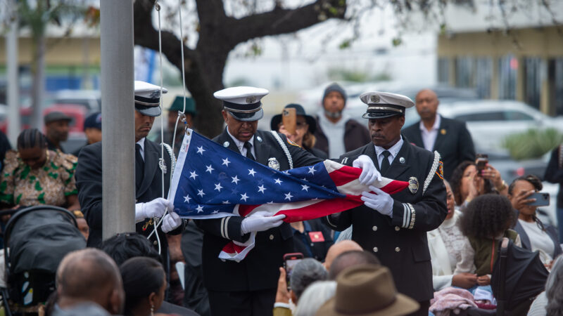 On Saturday, February 17, 2024, a dedication ceremony was held at County of Los Angeles Fire Department (LACoFD) Fire Station 58 in Ladera Heights honoring the late Assistant Fire Chief Hershel Clady.