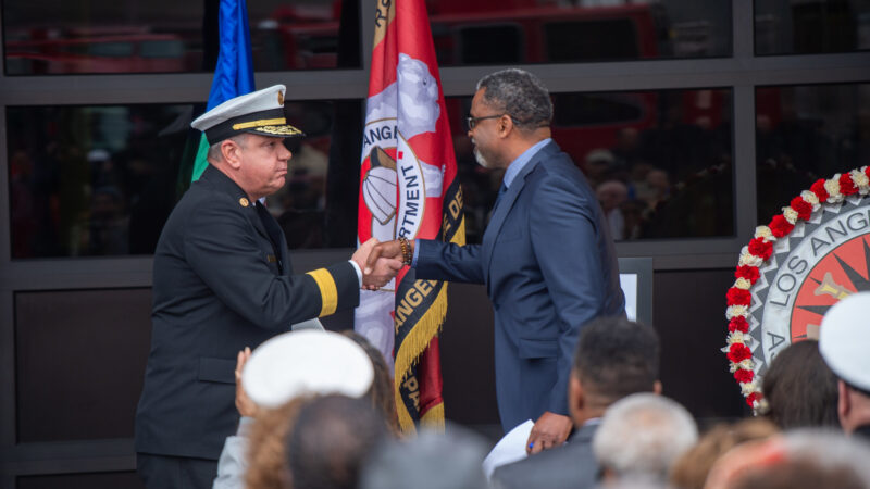 On Saturday, February 17, 2024, a dedication ceremony was held at County of Los Angeles Fire Department (LACoFD) Fire Station 58 in Ladera Heights honoring the late Assistant Fire Chief Hershel Clady.