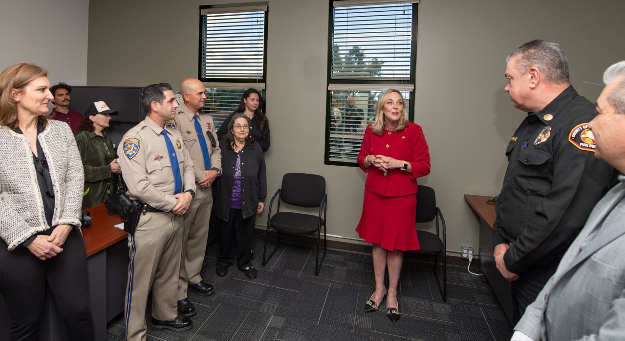 County of Los Angeles Fire Department (LACoFD) joined the Office of Supervisor Kathryn Barger in welcoming residents to the new San Gabriel Valley-San Dimas field office.
