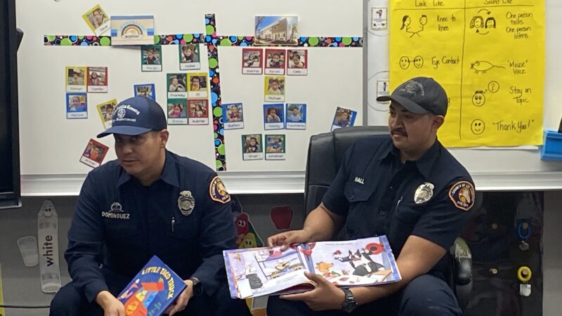 On Friday, March 8, 2024, County of Los Angeles Fire Department (LACoFD) Fire Fighters Michael Dominguez and Shelby Hall, from Fire Station 32, had an opportunity to read to students at Longfellow Elementary School in the City of Azusa.