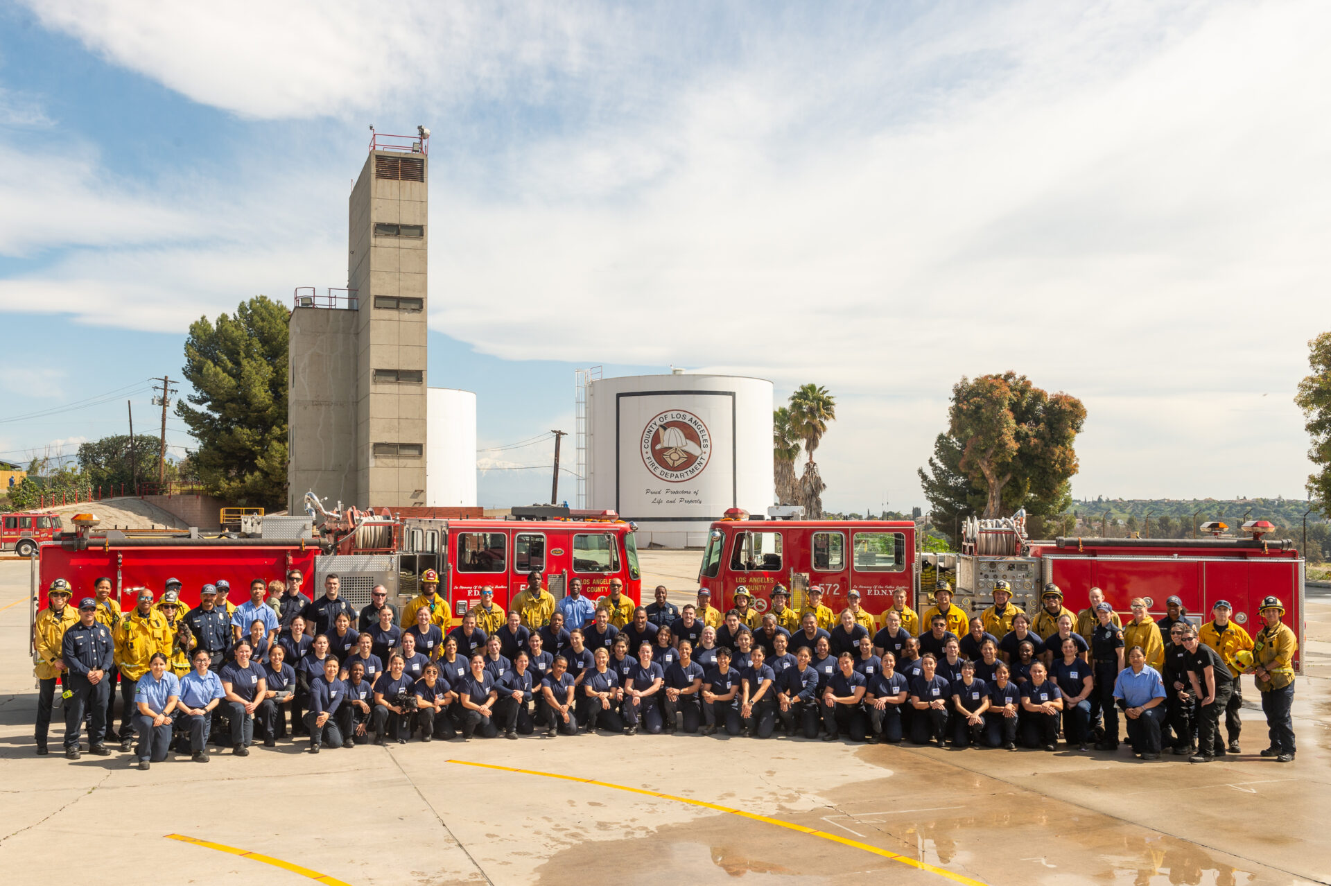 Over the course of six Sundays, over 60 participants successfully completed the County of Los Angeles Fire Department’s (LACoFD) eighth annual Women’s Fire Prep Academy (WFPA) on Sunday, March 17, 2024.