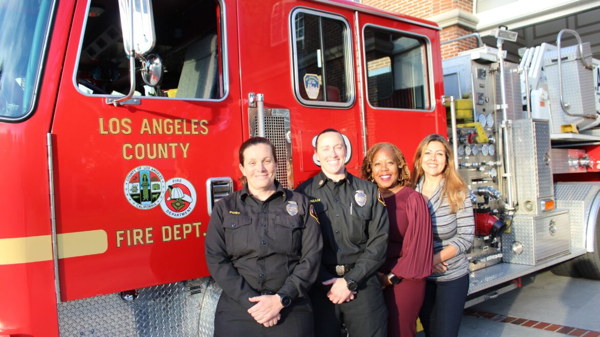 County of Los Angeles Fire Department (LACoFD) Acting Assistant Fire Chief Jessica Post and Battalion Chief Brenda Simonian were featured in the March 2024 edition of Lakewood Community News.