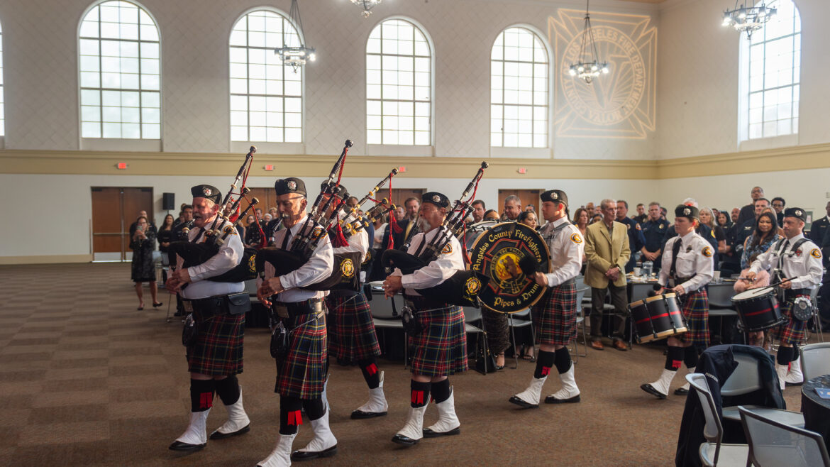 On Thursday, April 25, 2024, the County of Los Angeles Fire Department (LACoFD) hosted its annual Valor and Exemplary Service Awards Ceremony at the Pasadena Convention Center in the City of Pasadena.