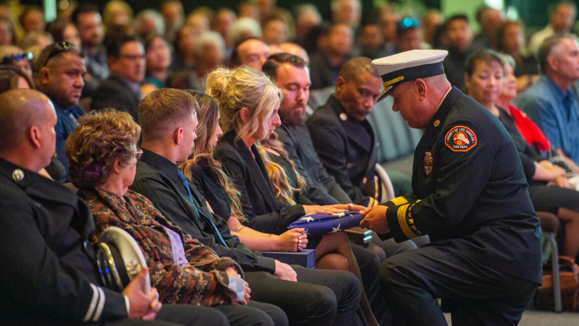 On Monday, April 29, 2024, the County of Los Angeles Fire Department (LACoFD) hosted a flag ceremony at Fire Station 169, and on Tuesday, April 30, 2024, a memorial service was held in honor of Fire Captain Henry H. Flores who passed away on April 8, 2024.