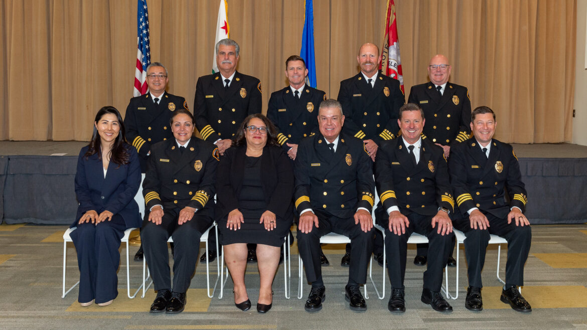 On Wednesday, May 15, 2024, the County of Los Angeles Fire Department (LACoFD) hosted a promotional ceremony at the Rowland Heights Community Center in the City of Rowland Heights.