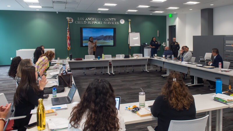 On Thursday, May 23, 2024, County of Los Angeles Fire Department (LACoFD) presented a Special Recognition Award to Child Support Services Department (CSSD) Chief Information Officer (CIO) Hooman Hassanpour.