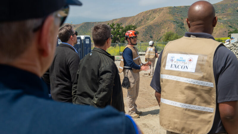 The County of Los Angeles Fire Department’s urban search and rescue (USAR) team, known internationally as USA-2, successfully completed a 36-hour training exercise and evaluation by international experts last week at the Del Valle Regional Training Center to continue deploying to disasters around the world.