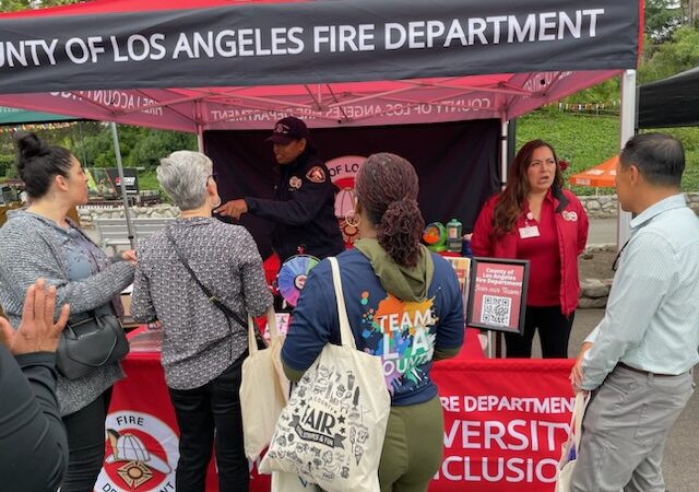 On Saturday, May 4, 2024, the County of Los Angeles Fire Department (LACoFD) participated in the County Department Expo at the annual Los Angeles County Fair. 